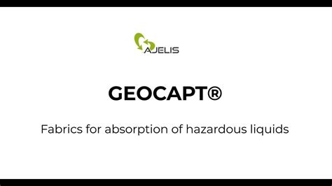 geocapt|GEOCAPT® fabrics for absorption of hazardous。